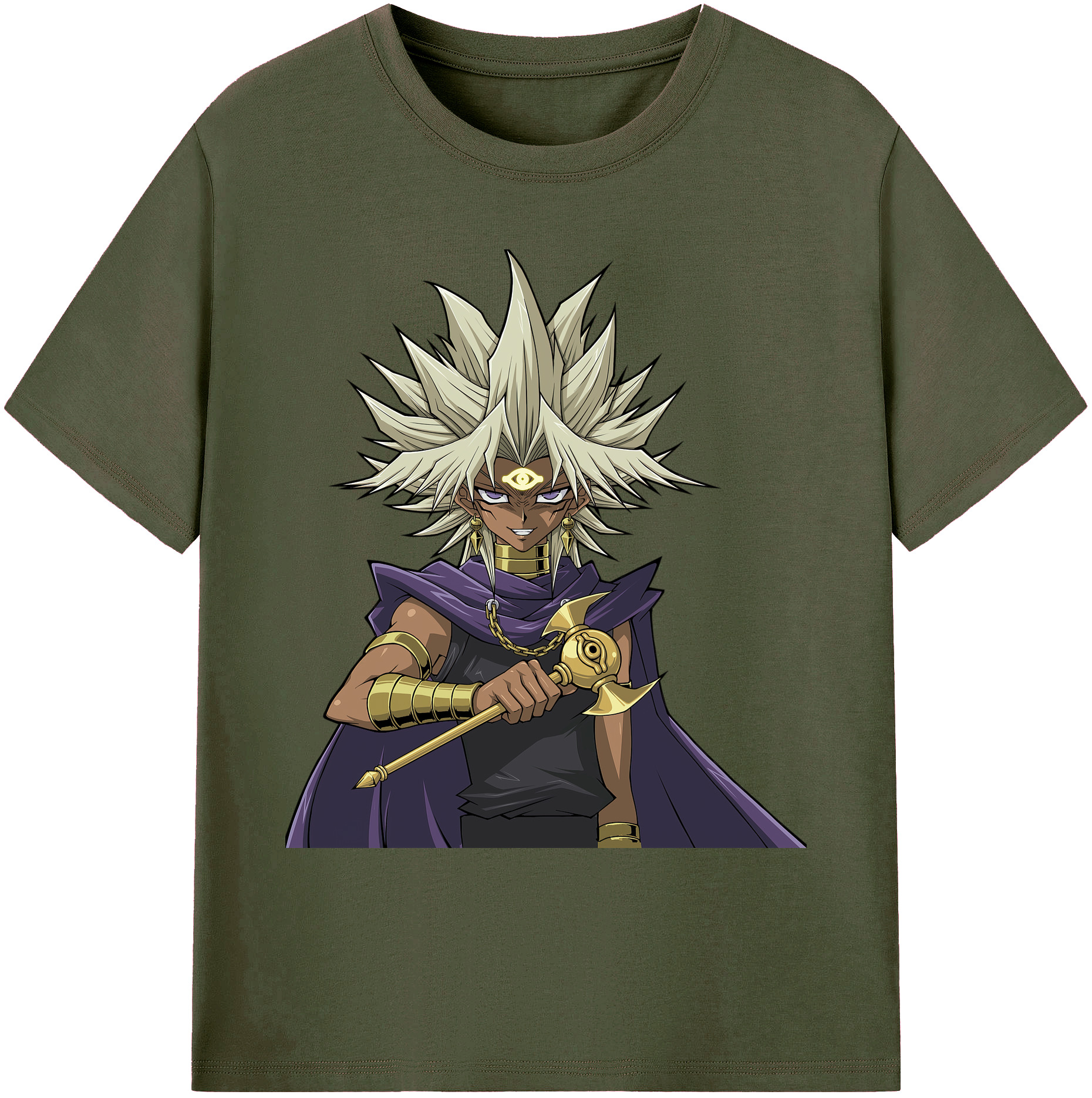 （画像用） 遊☆戯☆王 Yu-Gi-Oh! 綿100％ メンズ半袖Tシャツ｜肌触りやわらか＆通気性